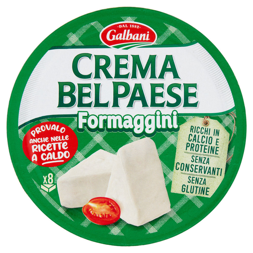 FORMAGGINI CREMA BEL PAESE GALBANI 8 PZ SCATOLA 175 G - 1
