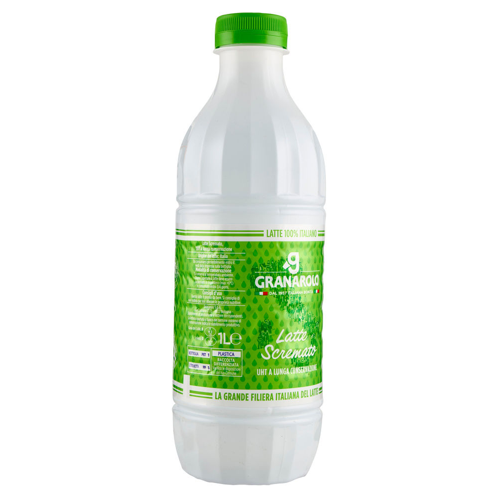 LATTE UHT SCREMATO 100% ITALIANO GRANAROLO BOTT. 1LT - 1