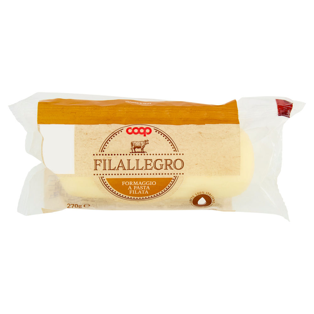 FORMAGGIO FILALLEGRO LATTE 100% ITALIANO COOP G 270 - 3