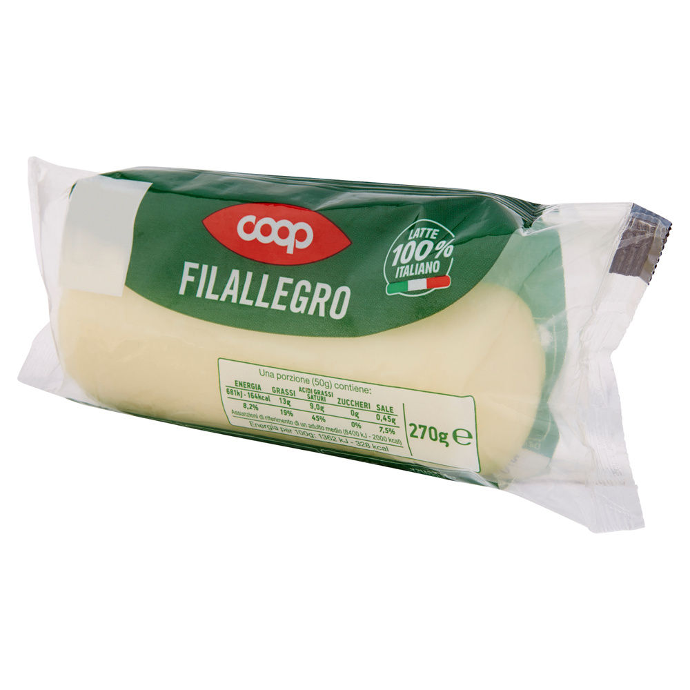 FORMAGGIO FILALLEGRO LATTE 100% ITALIANO COOP G 270 - 2