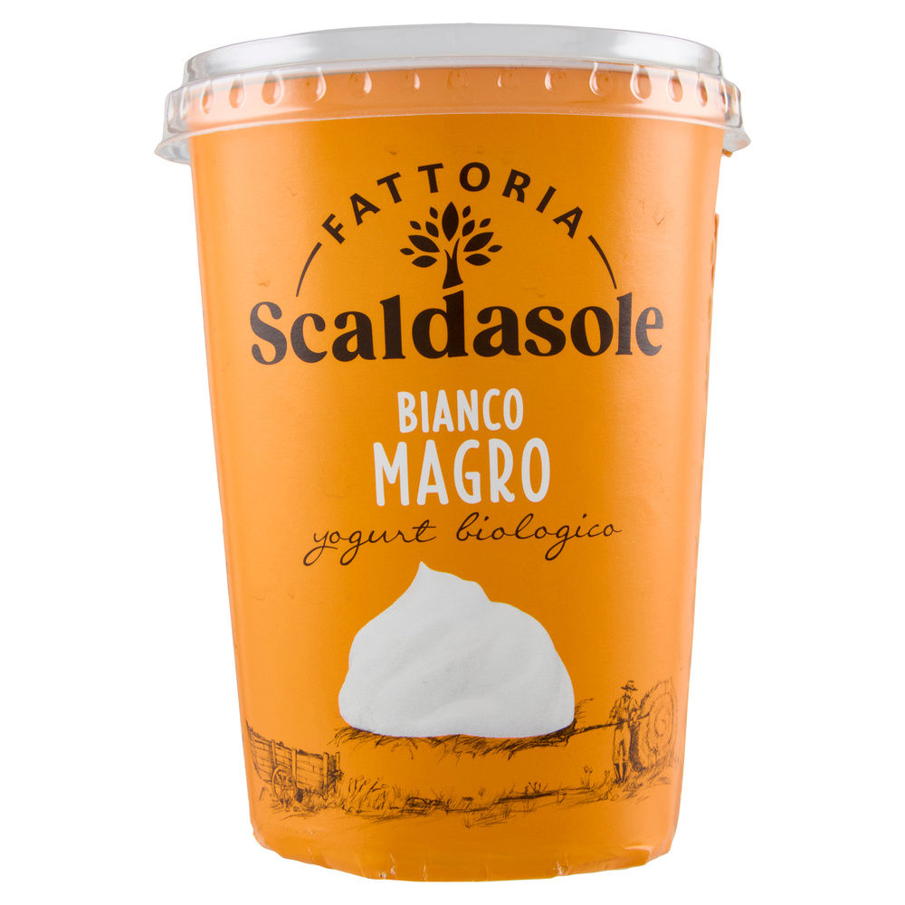 YOGURT MAGRO BIO STRABUONO FATTORIA SCALDASOLE BIANCO 500G - 2