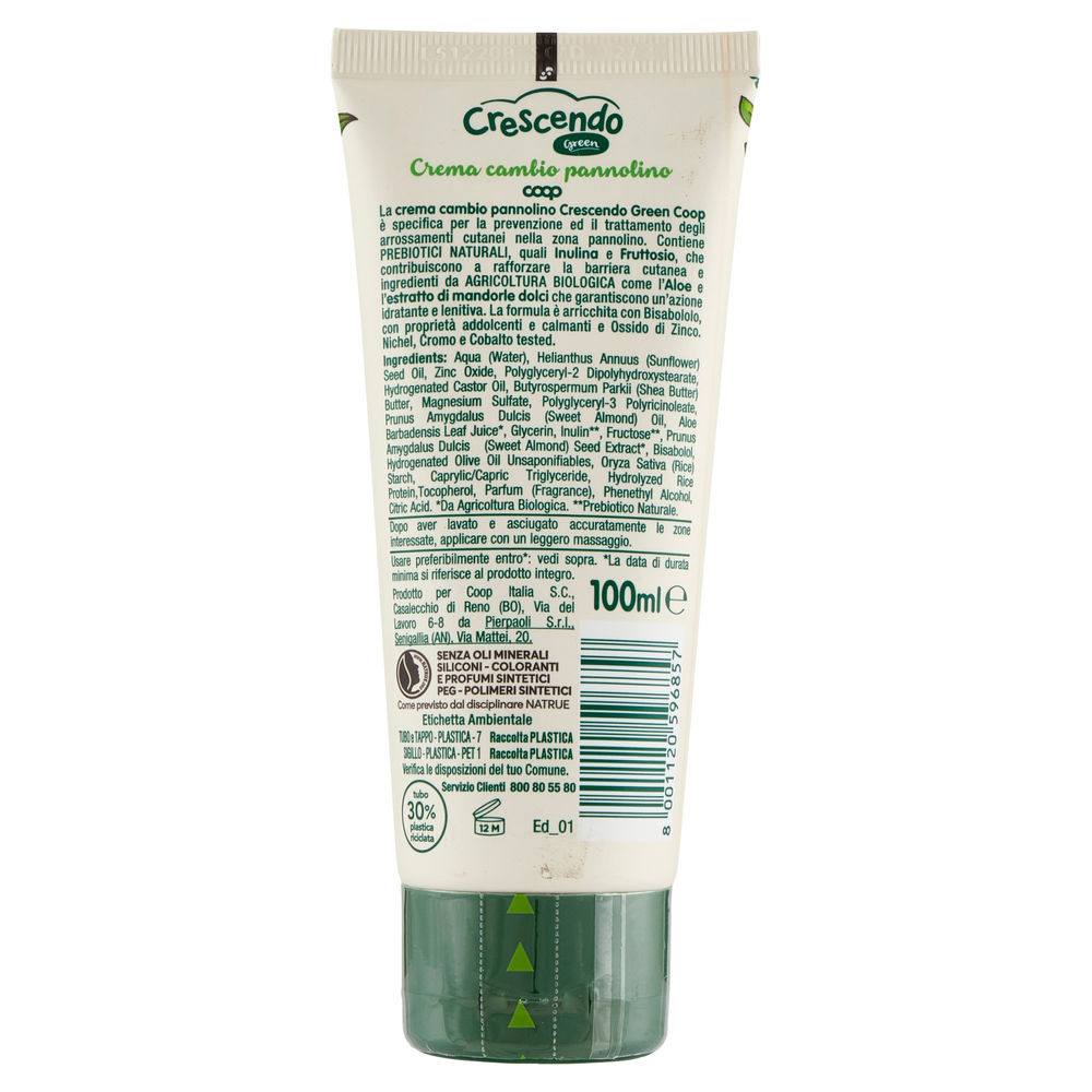 CREMA CAMBIO PANNOLINO COOP CRESCENDO GREEN ML 100 - 1