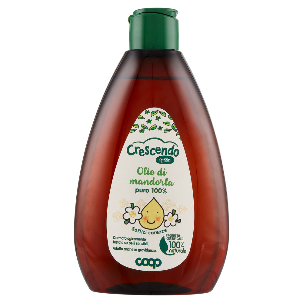 Olio di mandorla puro 100% coop crescendo green ml 250