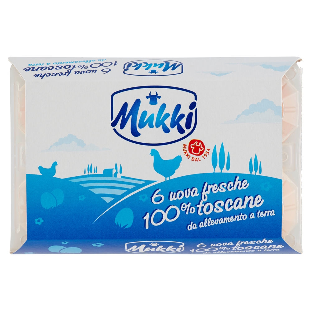 UOVA FRESCHE TOSCANE 6 PZ CALIBRO L MUKKI - 0