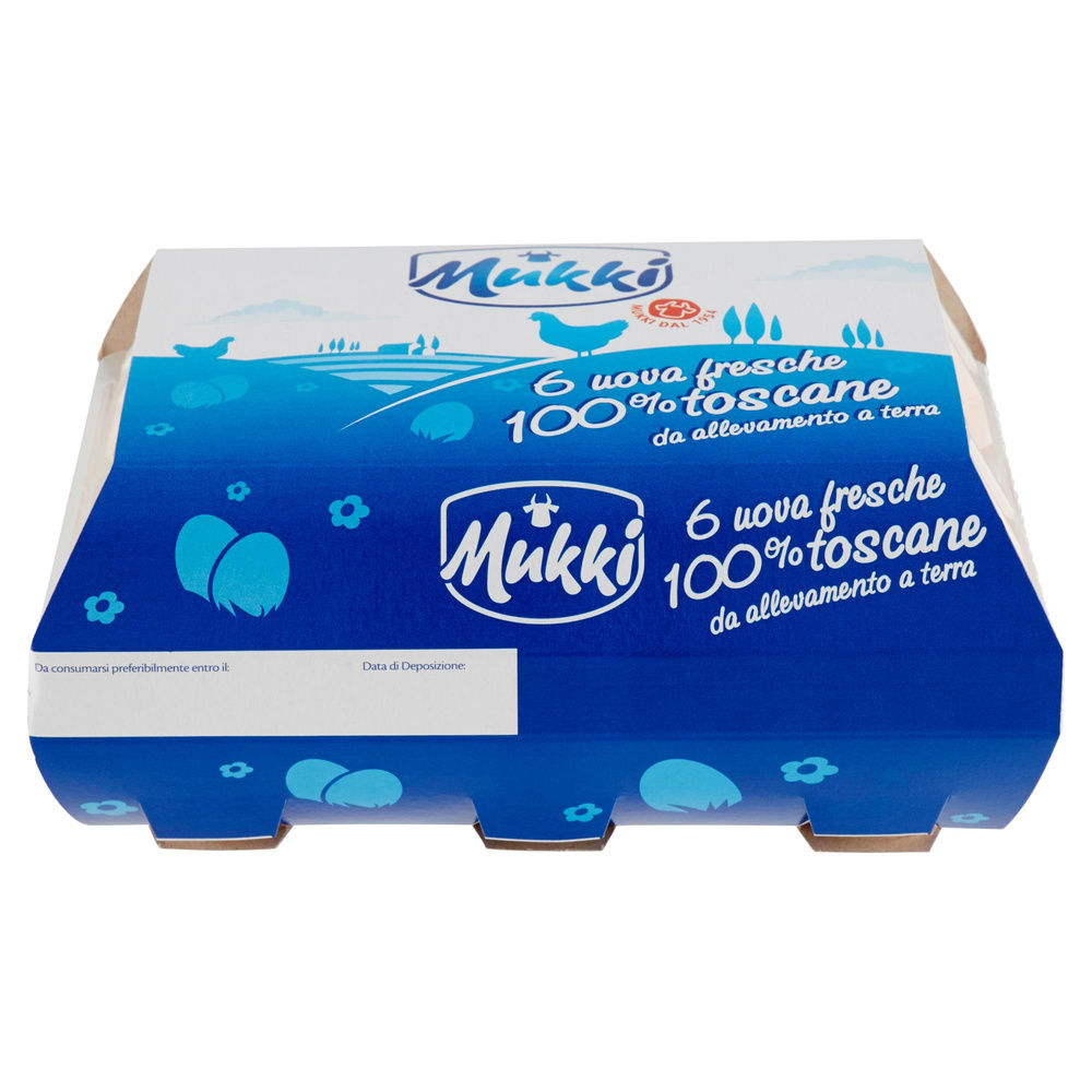 UOVA FRESCHE TOSCANE 6 PZ CALIBRO L MUKKI - 4