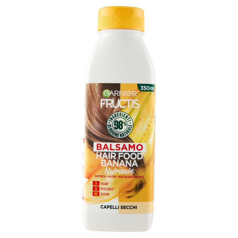 BALSAMO GARNIER FRUCTIS HAIR FOOD BANANA ML 350 - 2