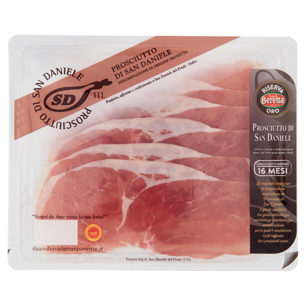 PROSCIUTTO S.DANIELE DOP RISERVA ORO STAG. 16M G 90 - 5