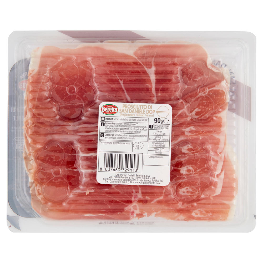 PROSCIUTTO S.DANIELE DOP RISERVA ORO STAG. 16M G 90 - 1