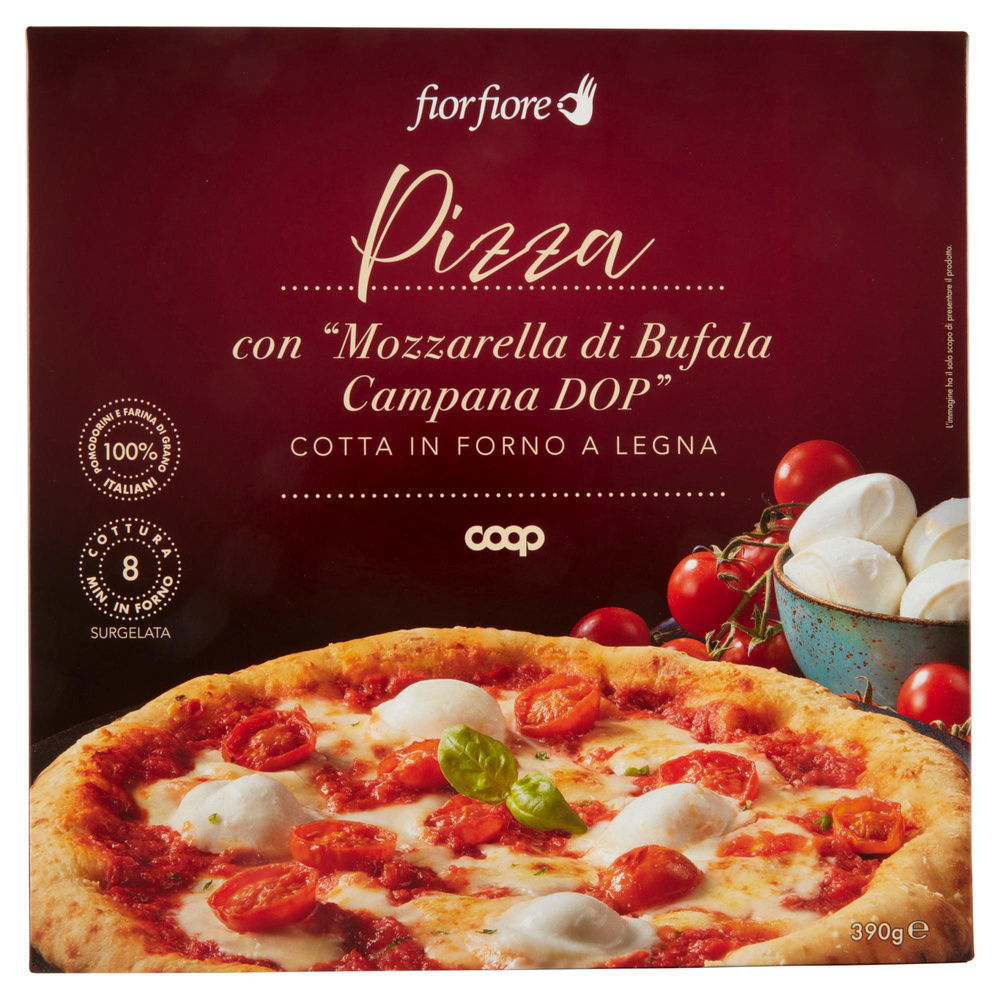 PIZZA CON MOZZARELLA DI BUFALA CAMPANA FIORFIORE COOP SURG. G 390 - 6