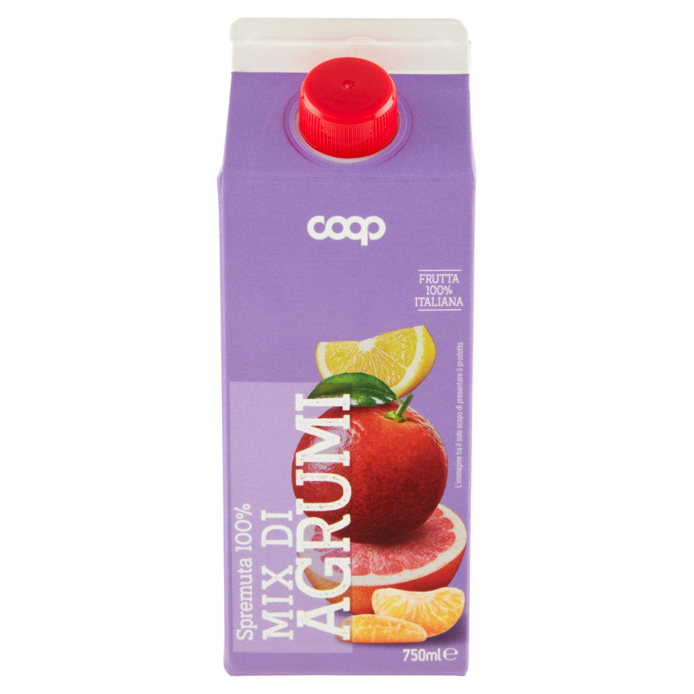 SPREMUTA 100% MIX AGRUMI COOP ML 750 - 4