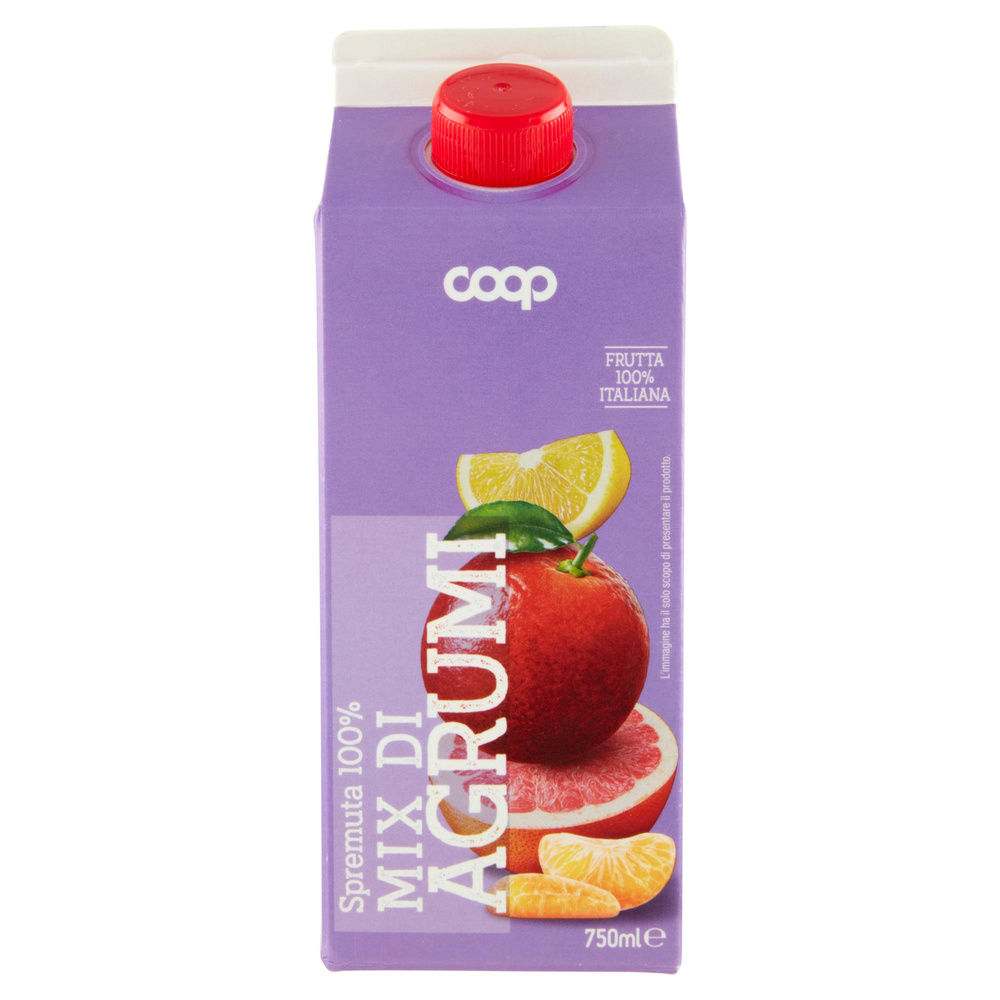 SPREMUTA 100% MIX AGRUMI COOP ML 750 - 2