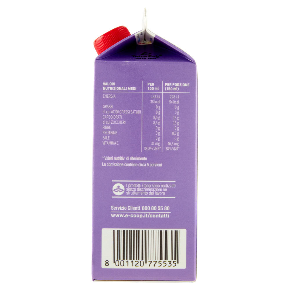 SPREMUTA 100% MIX AGRUMI COOP ML 750 - 8