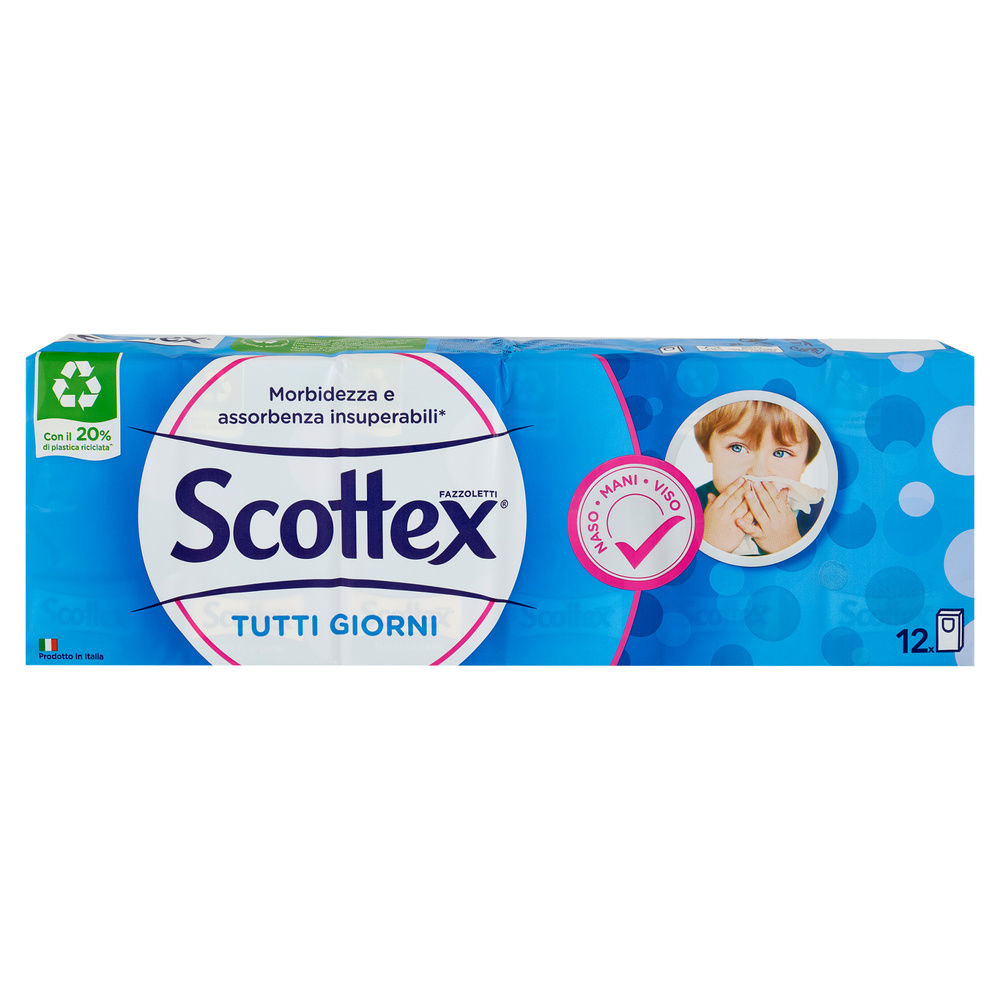 FAZZOLETTI SCOTTEX TUTTI GIORNI 4VELI 9X PZ.12 - 6
