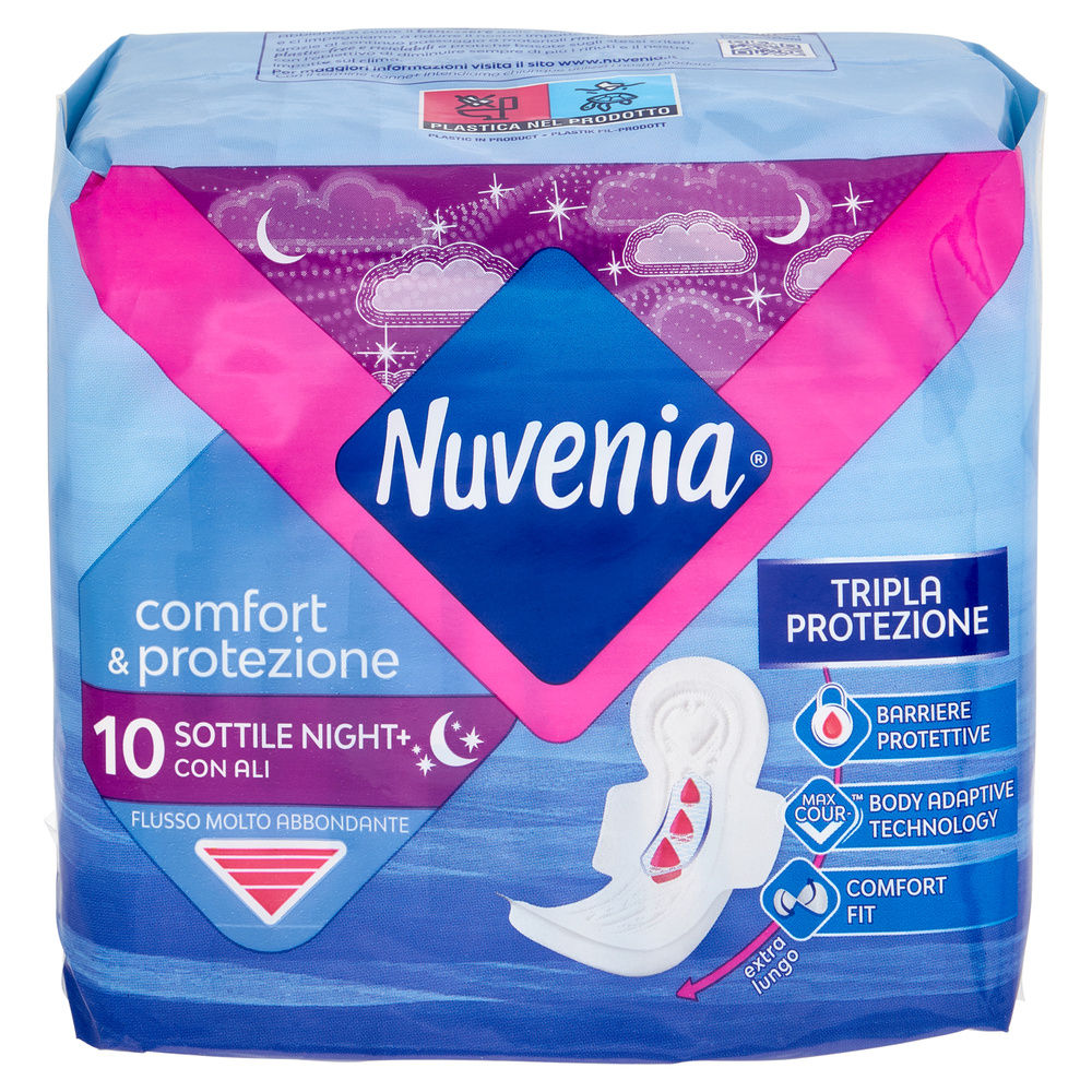 ASSORBENTI NUVENIA SOTTILE NOTTE ALI PZ 10 - 3