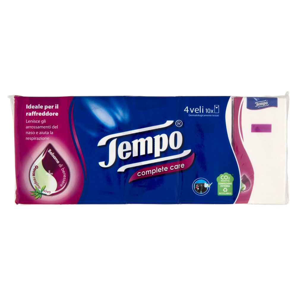 FAZZOLETTI TEMPO COMPLETE CARE 4VELI 9X PZ.10 - 0
