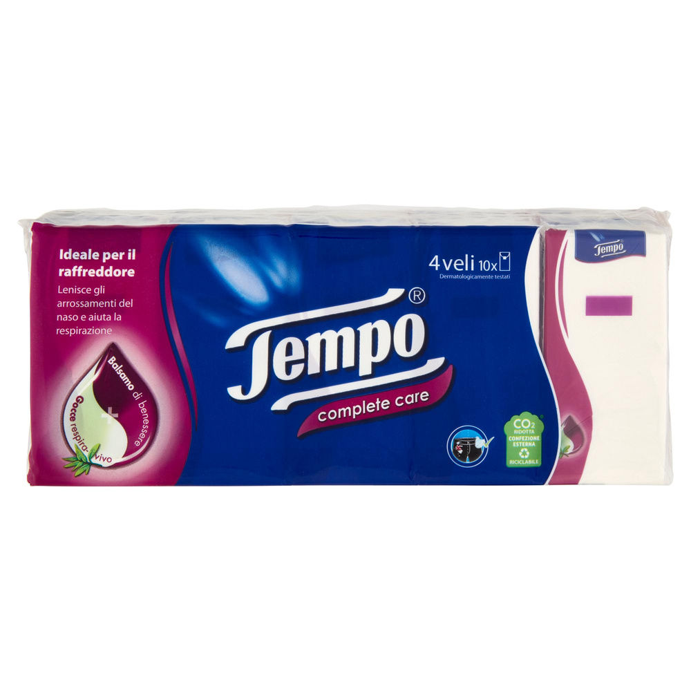 FAZZOLETTI TEMPO COMPLETE CARE 4VELI 9X PZ.10 - 7