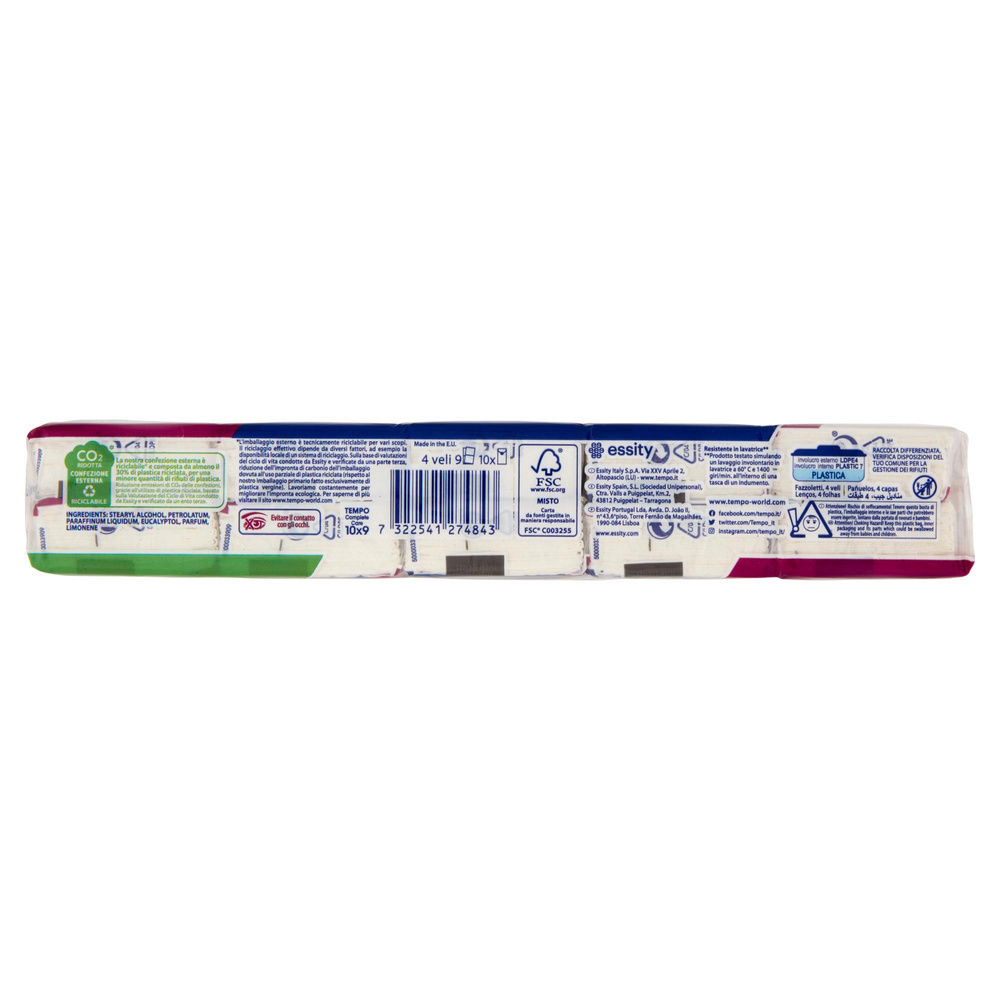 FAZZOLETTI TEMPO COMPLETE CARE 4VELI 9X PZ.10 - 5