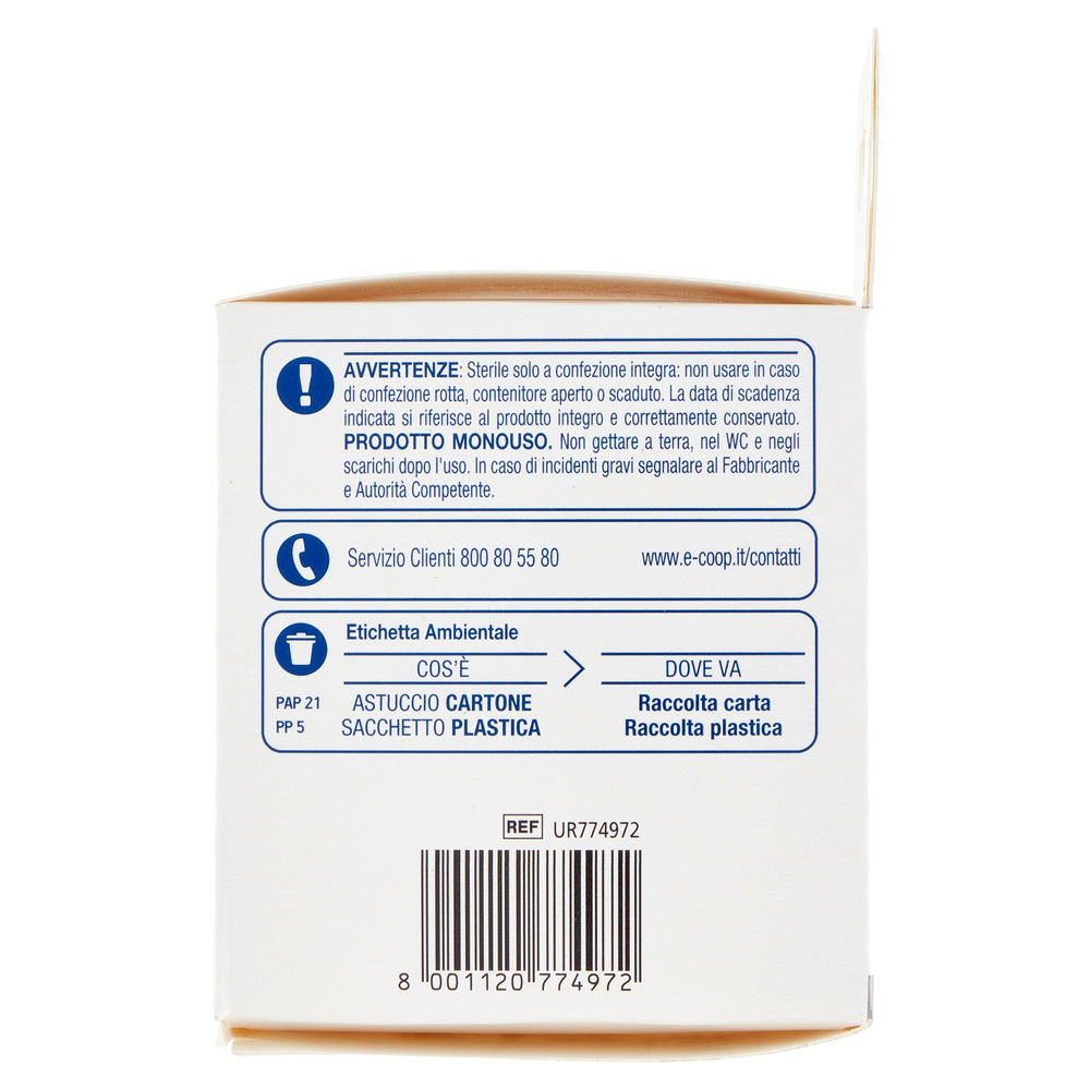 CONTENITORE URINE STERILE CON SISTEMA DI PRELIEVO COOP PZ 1 - 5