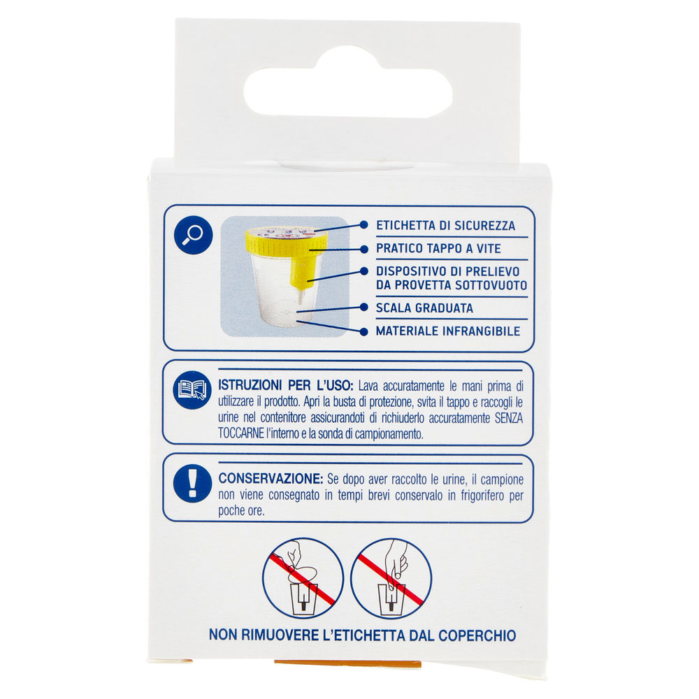CONTENITORE URINE STERILE CON SISTEMA DI PRELIEVO COOP PZ 1 - 1