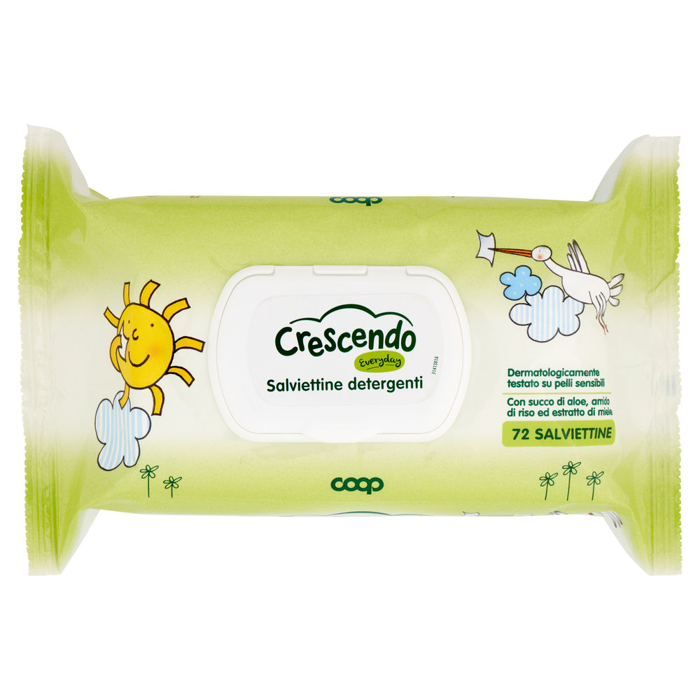 Salviettine detergenti coop crescendo everyday pz.72