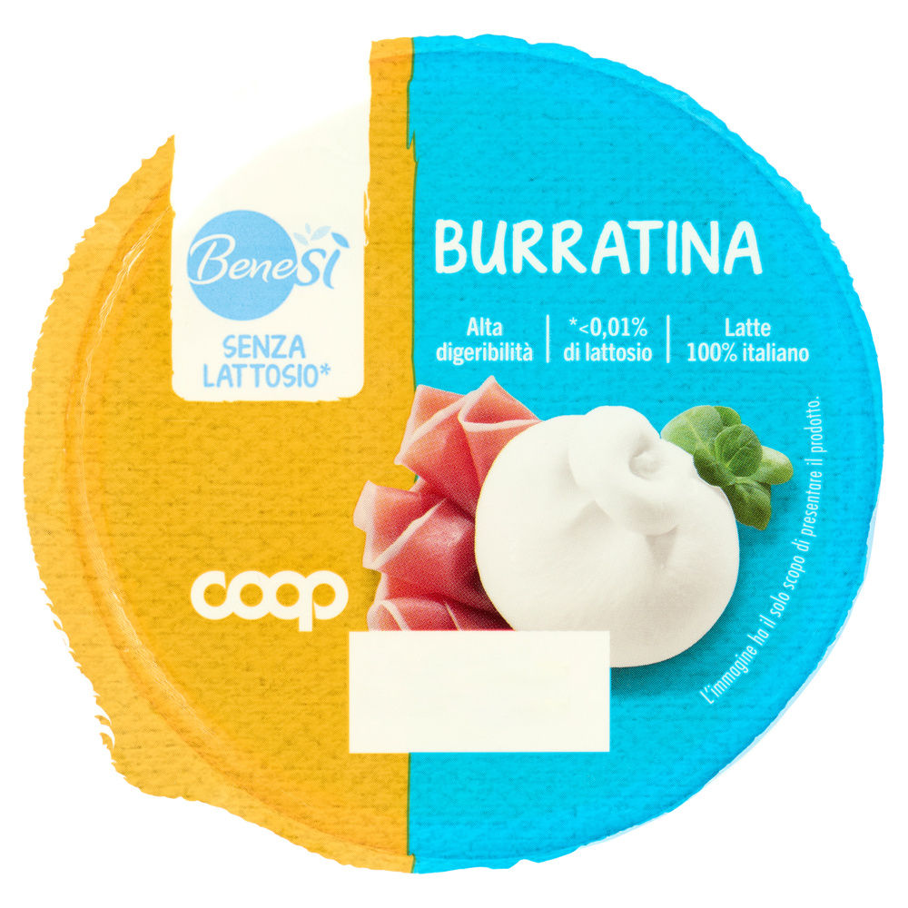 BURRATINA SENZA LATTOSIO BENE SI' COOP VASCHETTA 125 G - 0