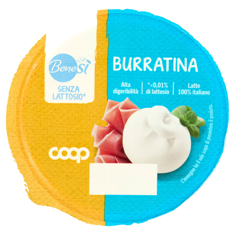 BURRATINA SENZA LATTOSIO BENE SI' COOP VASCHETTA 125 G - 5