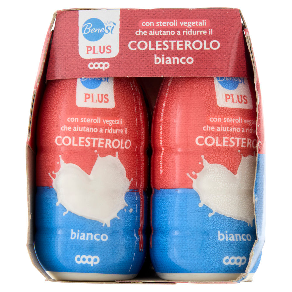 LATTE FERMENTATO ANTICOLESTEROLO BIANCO BENE SI' COOP CLUSTER 6X100G - 7