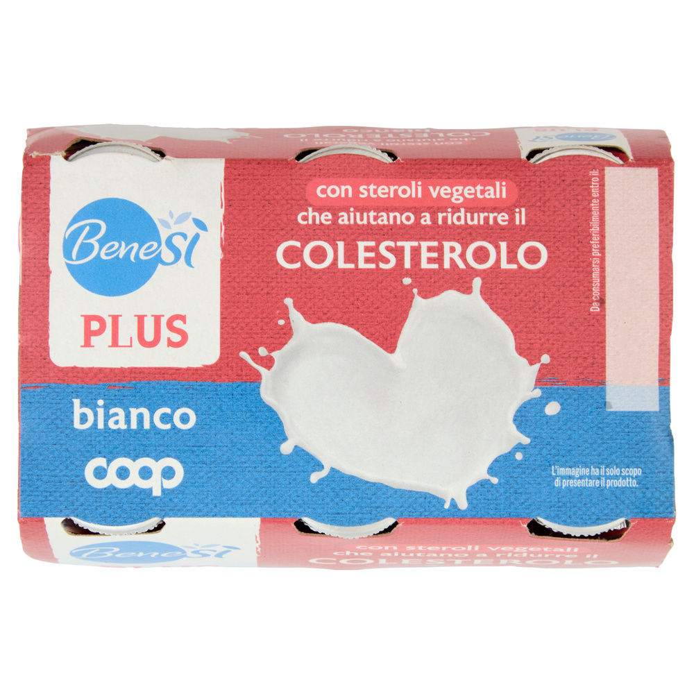 LATTE FERMENTATO ANTICOLESTEROLO BIANCO BENE SI' COOP CLUSTER 6X100G - 2