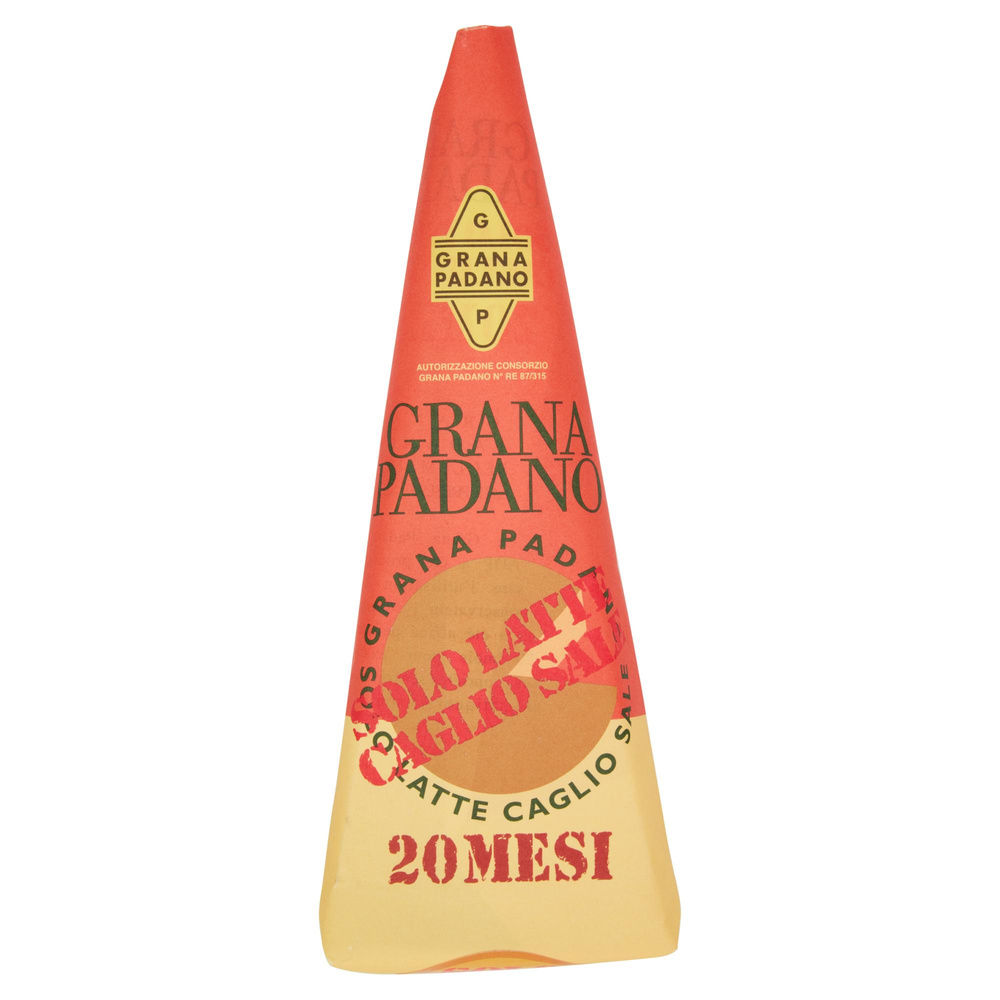 GRANA PADANO DOP SOLO LATTE CAGLIO E SALE 20M MONTANARI&GRUZZA INCARTATO G 250 - 3