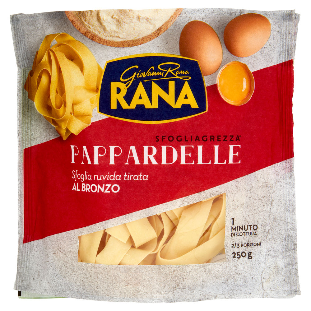 PAPPARDELLE SFOGLIAGREZZA RANA SACCHETTO G 250 - 0