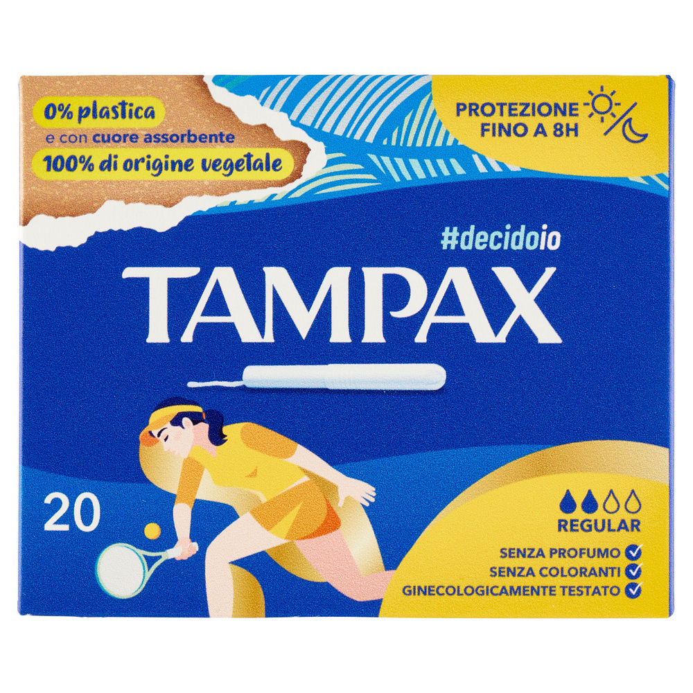 TAMPAX COMPAK BLU BOX REGULAR 20 PZ - 3
