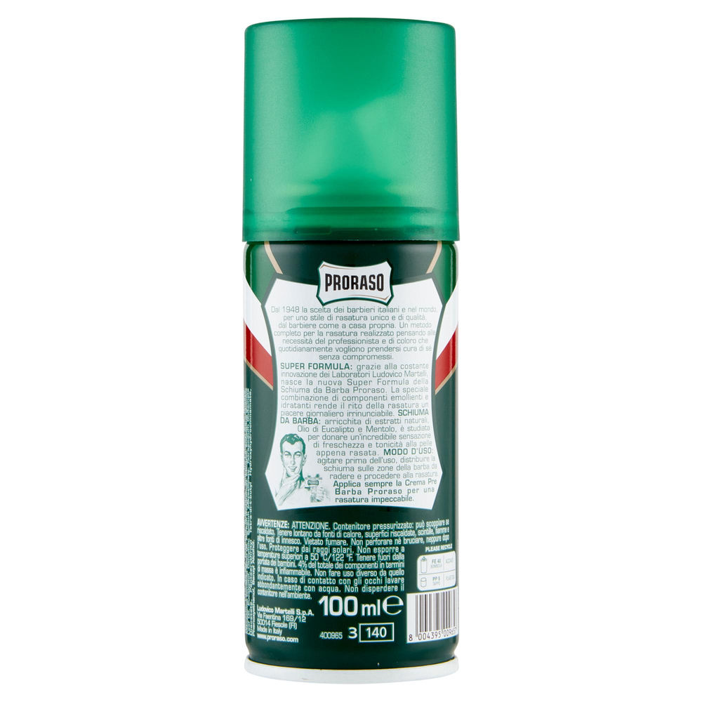 SCHIUMA DA BARBA PRORASO RINFRESCANTE ML 100 - 1