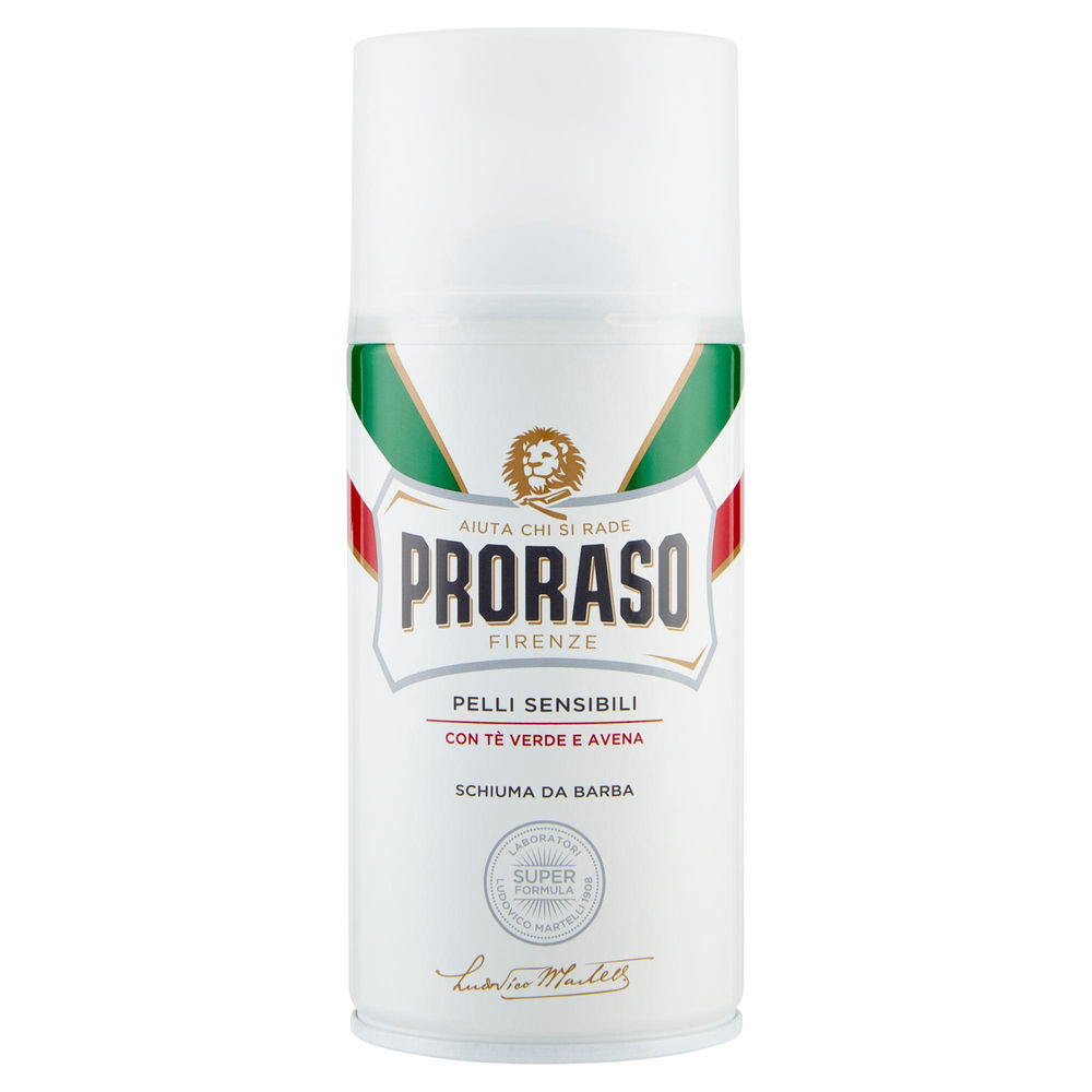 Schiuma da barba proraso pelli sensibili ml 300