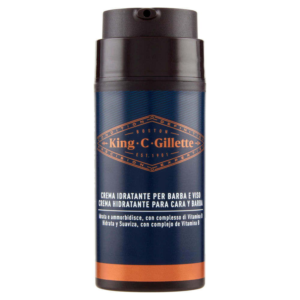 CREMA DA BARBA MOISTURIZER KING C GILLETTE ML 100 - 0