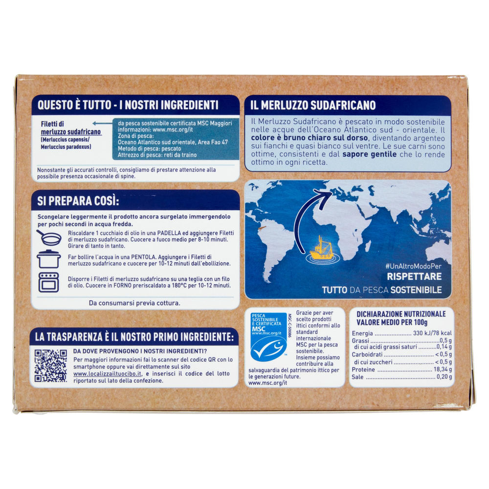 FILETTI DI MERLUZZO SUDAFRICANO FROSTA SCATOLA G 300 - 1