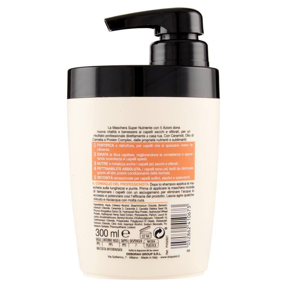MASCHERA BIOPOINT HAIR PROGRAM NUTRIENTE ML 300 - 1