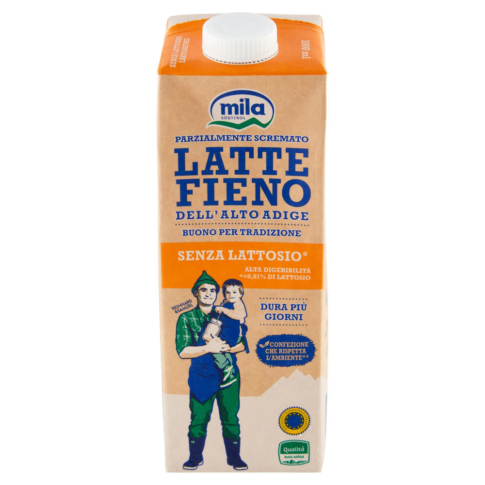 LATTE FIENO MILA 1,5% SENZA LATTOSIO L. 1 - 2
