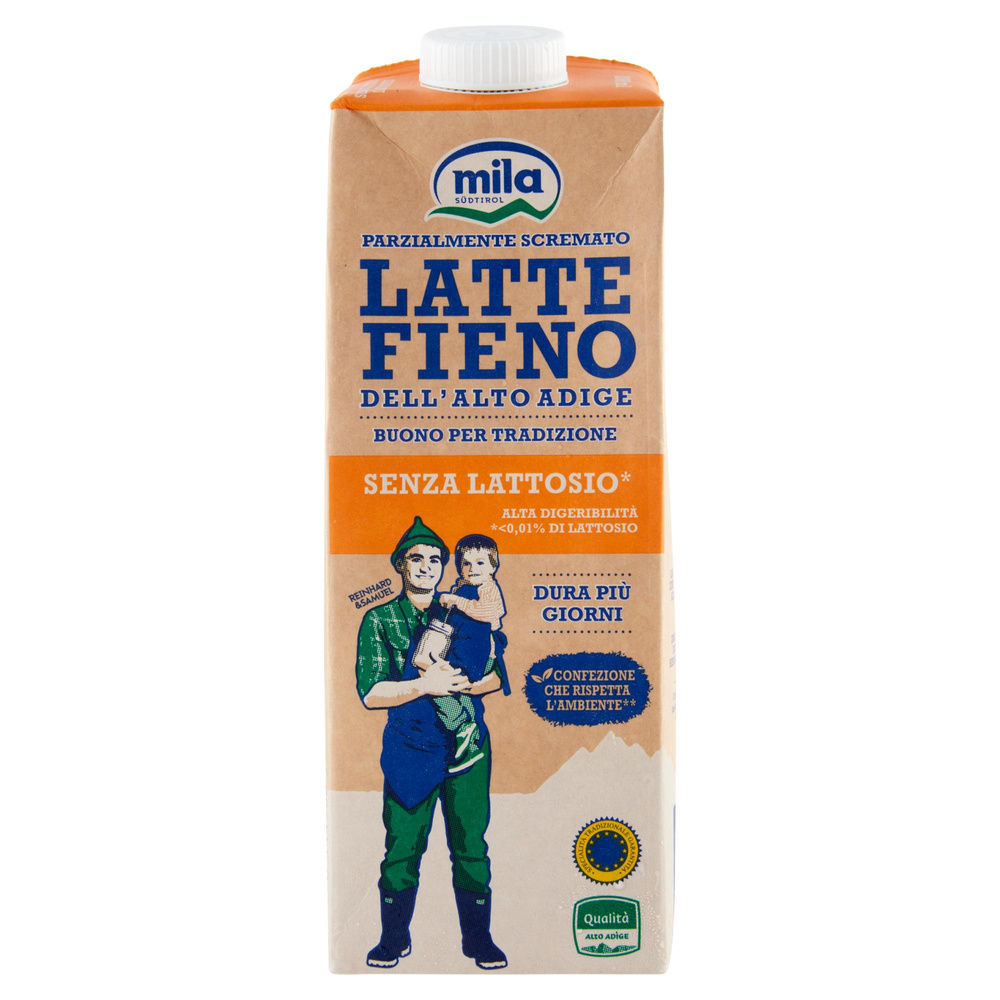 LATTE FIENO MILA 1,5% SENZA LATTOSIO L. 1 - 3