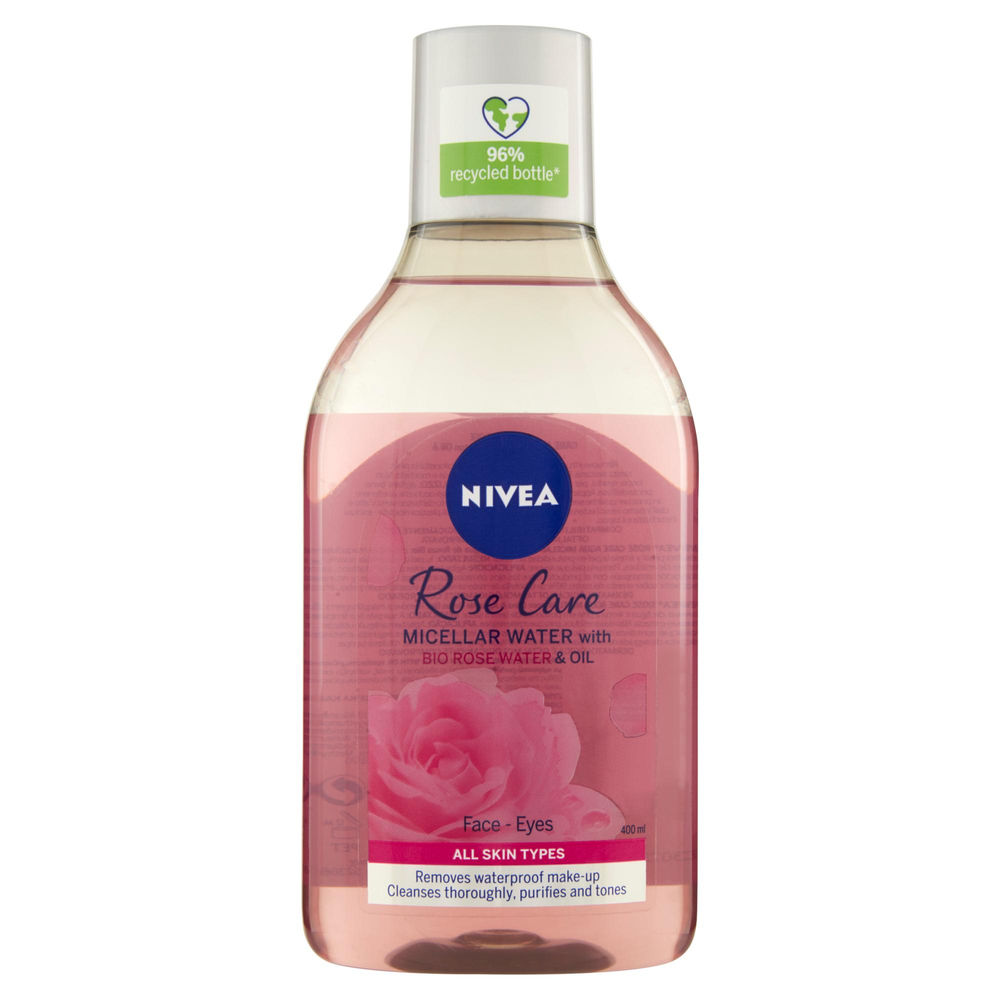 ACQUA MICELLARE NIVEA BIFASE ROSE CARE ML 400 - 0