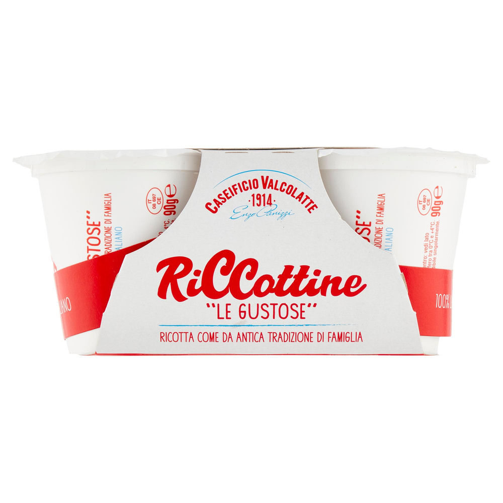 RICCOTTINE LE GUSTOSE VALCOLATTE 2X90 G - 1