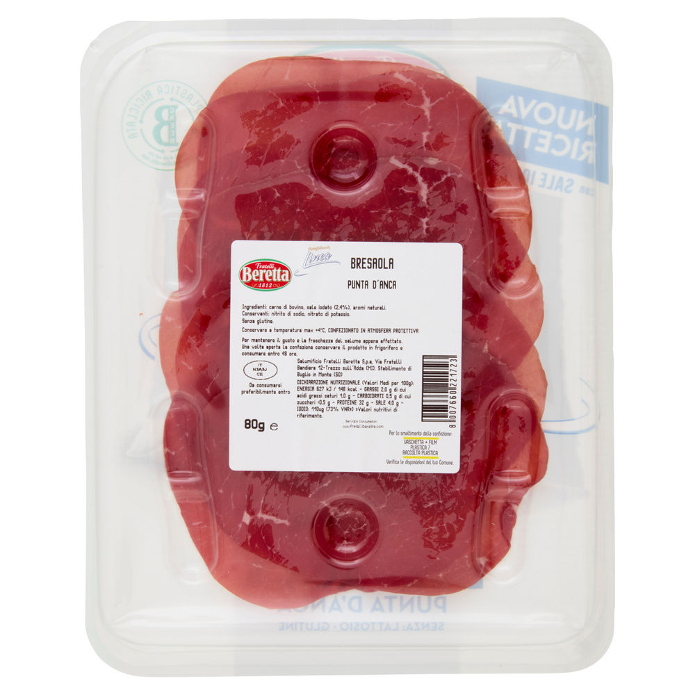 BRESAOLA PUNTA D'ANCA FRESCA SALUMERIA BERETTA G 80 - 1