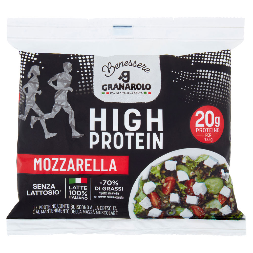 Mozzarella proteine benessere granarolo g 200 sgocciolato g 100