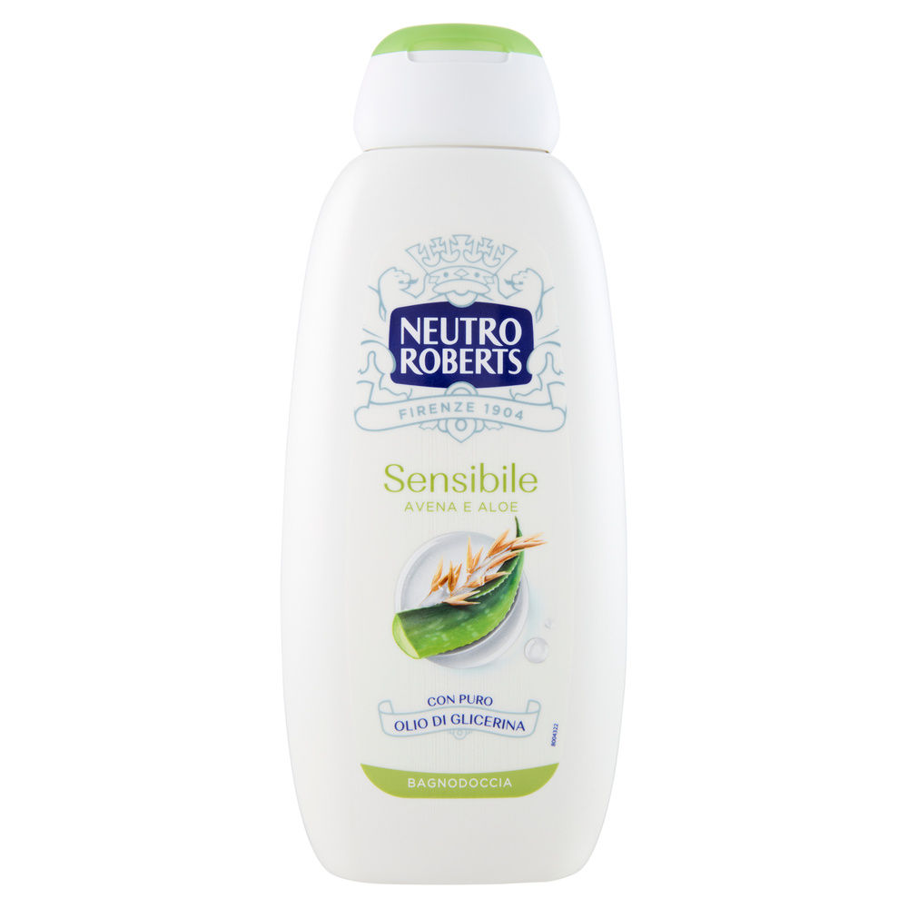 BAGNOSCHIUMA NEUTRO ROBERTS PELLE SENSIBILE AVENA ALOE ML 450 - 0