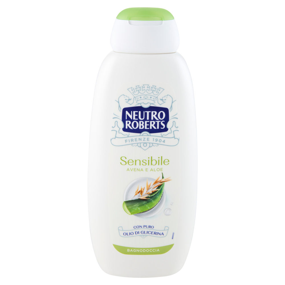 BAGNOSCHIUMA NEUTRO ROBERTS PELLE SENSIBILE AVENA ALOE ML 450 - 6