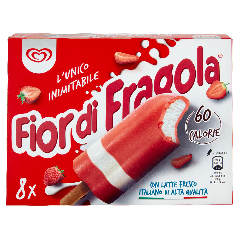 FIOR DI FRAGOLA ALGIDA SCATOLA X 8 G 408 - 3
