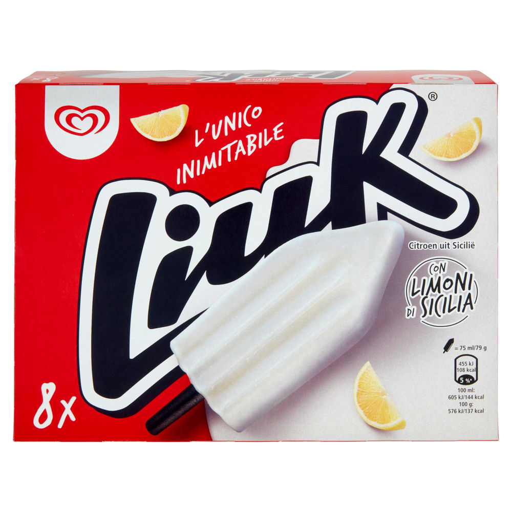 STECCO LIUK LIMONE ALGIDA 8PZ SCATOLA 632G - 7