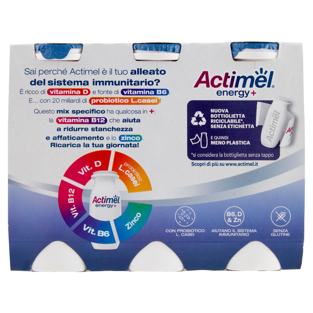 ACTIMEL IMMUNO DANONE BLUEBERRY/BLACKBERRY G6X100 - 1