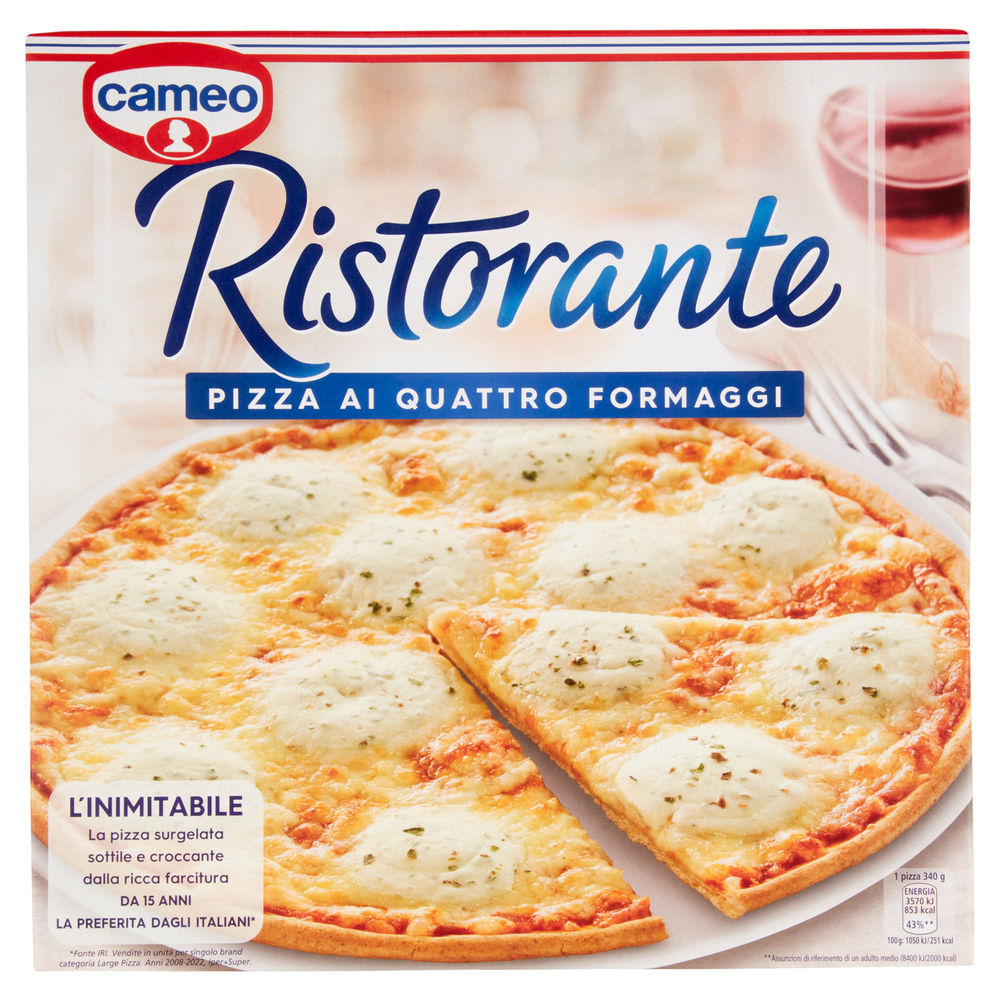 PIZZA CAMEO RISTORANTE QUATTRO FORMAGGI 340 G - 0
