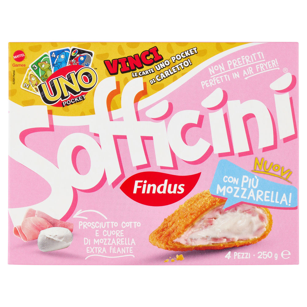 SOFFICINI PROSCIUTTO E MOZZARELLA FINDUS G 250 - 1