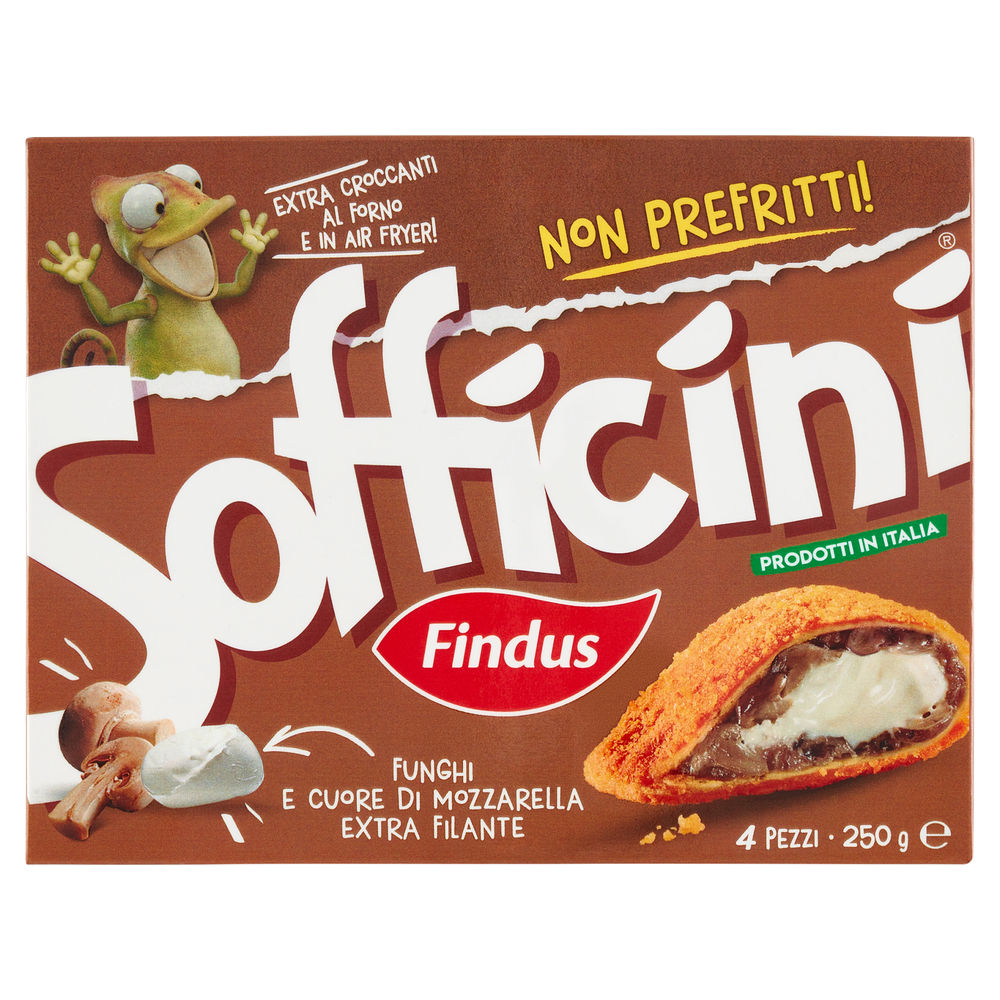 SOFFICINI FUNGHI E MOZZARELLA FINDUS G 250 - 0